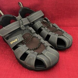 Teva Men's Forebay Outdoor Sandal Sport Hiking Fishing Turkish Coffee Size 11